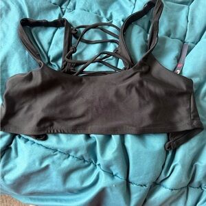 Born Primitive Black Strappy Bikini Top